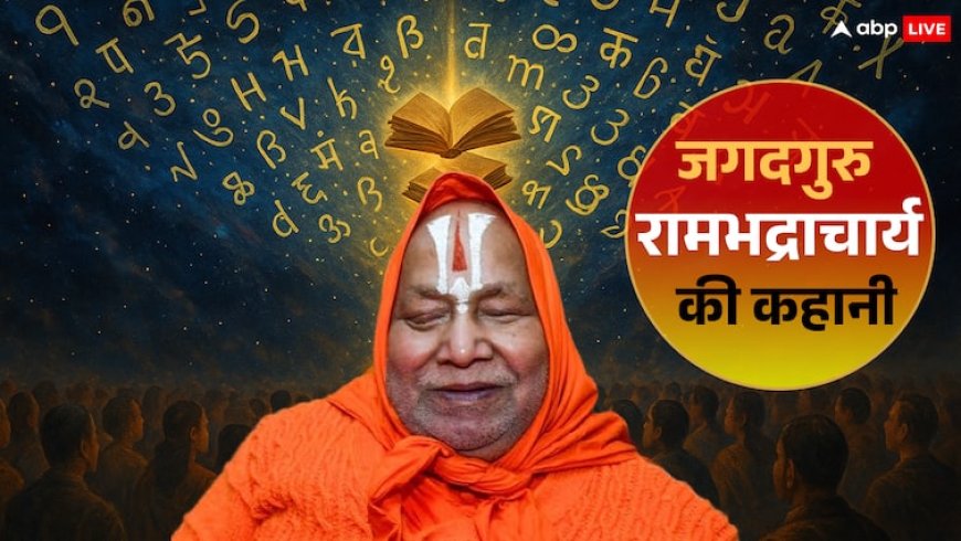 नेत्रहीन, फिर भी 22 भाषाओं के ज्ञाता! जानिए रामभद्राचार्य जी कितने पढ़े-लिखे हैं