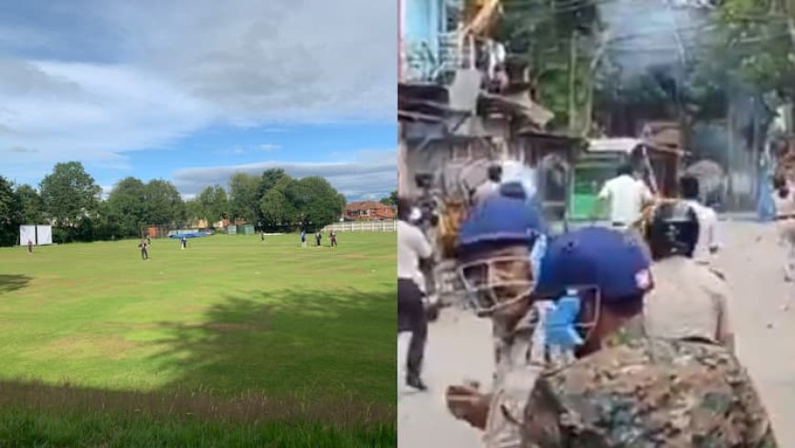 क्रिकेट मैच पर तगड़ा बवाल, पुलिस ने दागे आंसू गैस के गोले, जमकर हुई पत्थरबाजी; कई गिरफ्तार