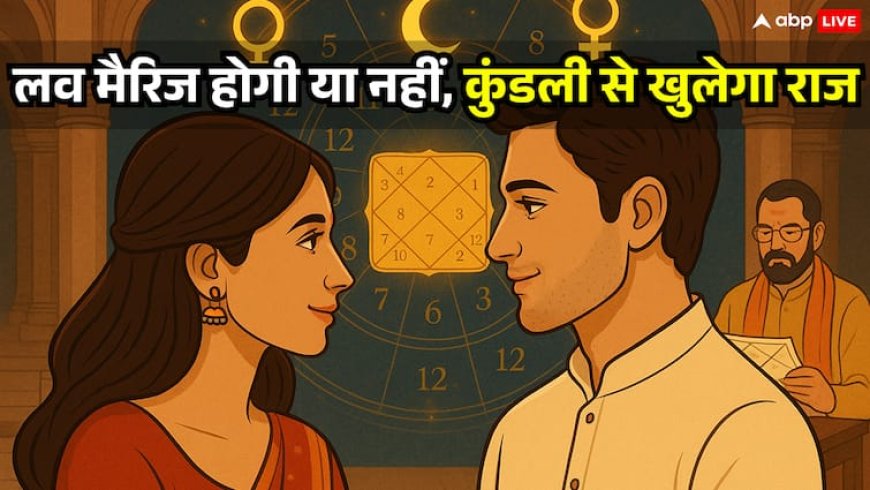 कुंडली में छिपा है प्यार का राज, कहीं आपकी शादी लव मैरिज तो नहीं? देखें 7 चौंकाने वाले योग!
