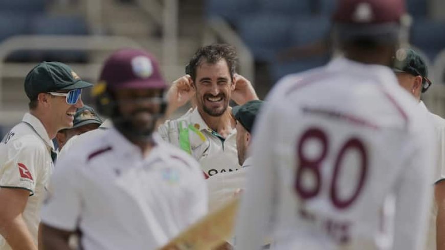 Lowest score in Test: 27 रनों पर ऑल आउट हुई वेस्टइंडीज, टूटा 129 साल पुराना रिकॉर्ड; मिचेल स्टार्क ने बरपाया कहर