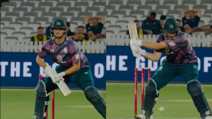 Watch: इधर मारूं या उधर? इस शॉट को क्या कहेंगे आप, बल्लेबाज ने घुमाया बल्ला और...; देखें वायरल वीडियो