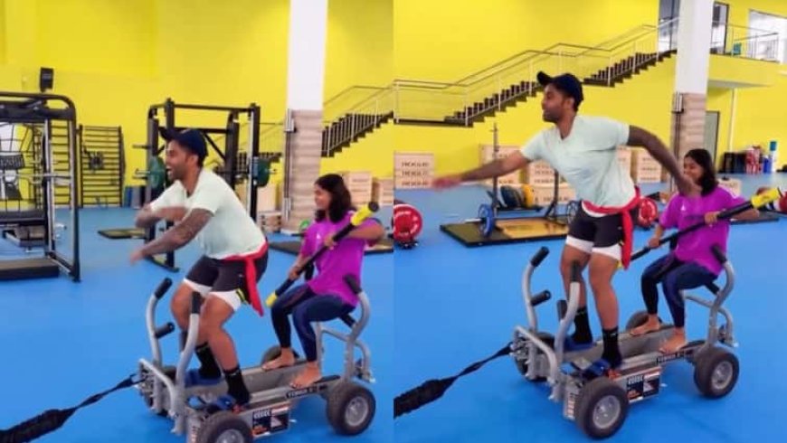 सूर्यकुमार यादव ने किया 'ऑरा फार्मिंग' डांस चैलेंज, इस क्रिकेटर संग मचाई धूम; वीडियो हुआ वायरल