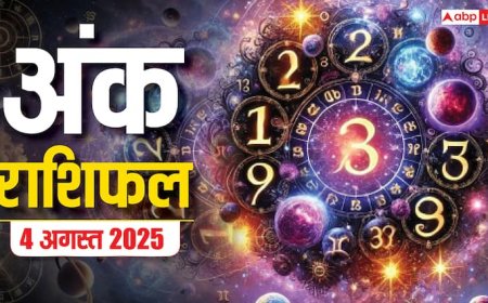 Daily Numerology 4 August 2025: सावन के अंतिम सोमवार के मौके पर जानें मूलांक के अनुसार आज क्या होगा खास?
