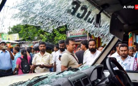 कूचबिहार में BJP नेता शुभेंदु अधिकारी के काफिले पर हमला, कार के बुलेटप्रूफ शीशे भी तोड़े; TMC कार्यकर्ताओं पर आरोप