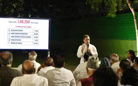 राहुल गांधी ने इंडिया गठबंधन के नेताओं को दिखाए चुनाव आयोग के खिलाफ 'सबूत', डिनर पॉलिटिक्स से इन मुद्दों पर बनी सहमति