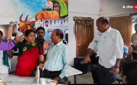तेलंगाना में बीआरएस-कांग्रेस नेताओं में तीखी झड़प, विधायक ने फेंकी पानी की बोतल, बढ़ा विवाद