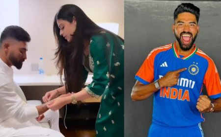 जिसके साथ उड़ी थी अफेयर की अफवाह, मोहम्मद सिराज ने उसके साथ मनाया राखी का त्यौहार; देखें वीडियो
