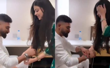 शर्म आनी चाहिए, पाक रिश्ते को किया बदनाम, जनाई भोसले ने मोहम्मद सिराज को बांधी राखी; सामने आया वीडियो