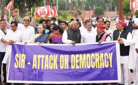 इंडिया ब्लॉक का संसद से ECI तक हल्ला बोल, 'वोट चोरी' के खिलाफ 300 सांसदों के साथ शक्ति प्रदर्शन कल