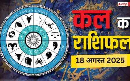 कल का राशिफल: 18 अगस्त 2025 मेष से मीन तक कैसा रहेगा आपका दिन, किसके लिए खुशियां, किसे रहना होगा सावधान!