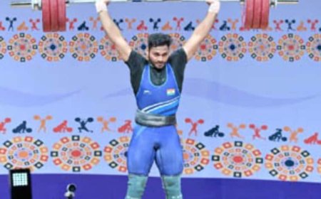 भारोत्तोलक अजय बाबू और बेदब्रत ने रिकॉर्ड वजन उठाकर जीता गोल्ड मेडल