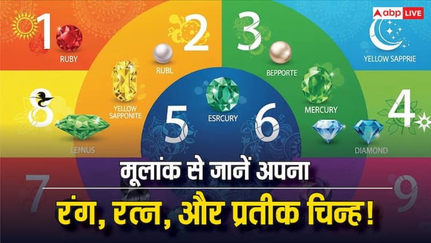 Numerology: मूलांक से जानिए अपना लकी रंग, रत्न और चिन्ह प्रतीक! देखिए फोटो