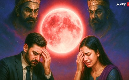 Lunar Eclipse 2025: 82 मिनट की रहस्यमयी रात! जब लाल चंद्रमा के साए में शनि और वरुण देंगे Amazing दर्शन