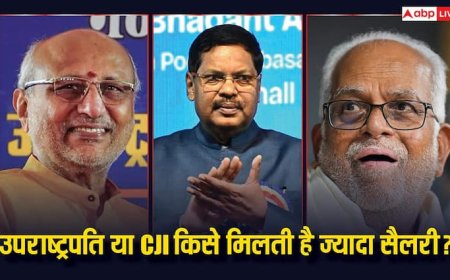 चीफ जस्टिस ऑफ इंडिया और उपराष्ट्रपति में किसको मिलती है ज्यादा सैलरी? दोनों की कमाई में कितना अंतर