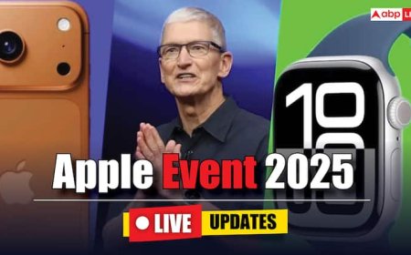 Apple Event 2025 Live: आखिरकार लॉन्च हो गई आईफोन 17 सीरीज, एयरपॉड्स प्रो 3 और कई वॉच ऑप्शन भी हुए लॉन्च