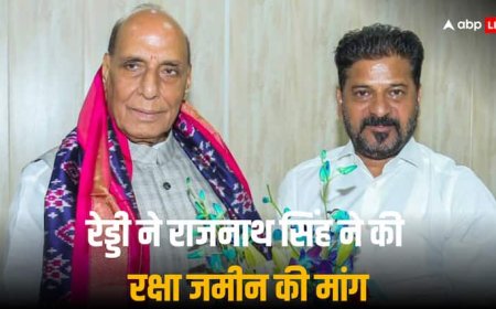 गांधी सरोवर परियोजना के लिए चाहिए 98 एकड़ जमीन, रक्षामंत्री राजनाथ सिंह से तेलंगाना CM रेवंत रेड्डी ने की मांग