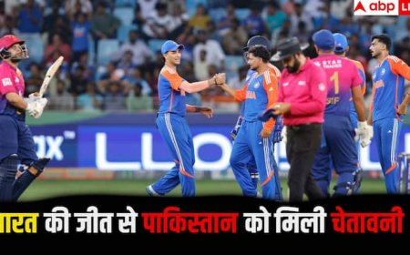 Asia Cup 2025 IND vs UAE: 57 रन पर ढेर हुई यूएई, टीम इंडिया ने 27 गेंदों में दर्ज कर ली जीत, पाकिस्तान को मिली कड़ी चेतावनी