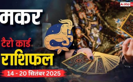 मकर साप्ताहिक टैरो राशिफल (14 - 20 सितंबर 2025): करिश्मा और रचनात्मकता से व्यापार व प्रेम जीवन में सफलता! पढ़ें टैरो राशिफल