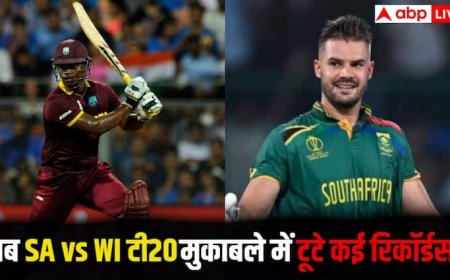 SA vs WI T20I: 81 चौके-छक्के, कुल 517 रन, टी20 क्रिकेट के इतिहास का सबसे बड़ा स्कोर किस मैच में बना, जानिए