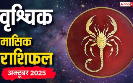 Vrishchik Masik Rashifal October 2025: वृश्चिक राशि के लिए अक्टूबर माह मिश्रित परिणामों से भरा! पढ़ें भाग्यफल