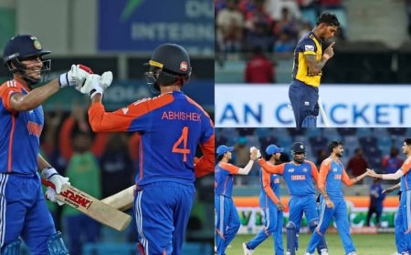 33 चौके, 15 छ्क्के और 404 रन, फिर सुपर ओवर में जीता भारत; बेकार गया पथुम निसांका का शतक