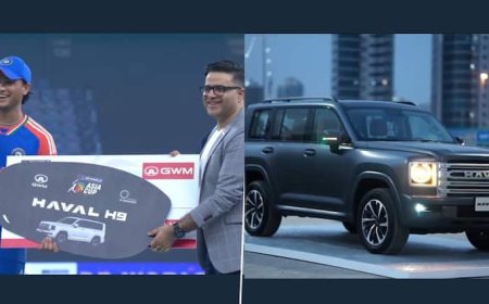 'प्लेयर ऑफ द टूर्नामेंट' अभिषेक शर्मा को गिफ्ट में मिली Haval H9 कार, कीमत जान आपके उड़ जाएंगे होश