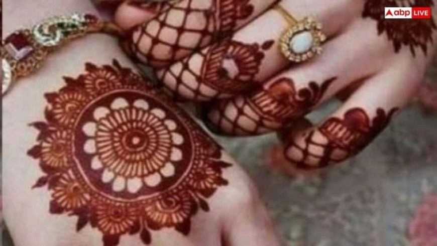 गोल टिक्की मेहंदी डिजाइन हाथों में लगाना बेहद है आसान, बिना किसी झंझट खिल उठेंगे हाथ