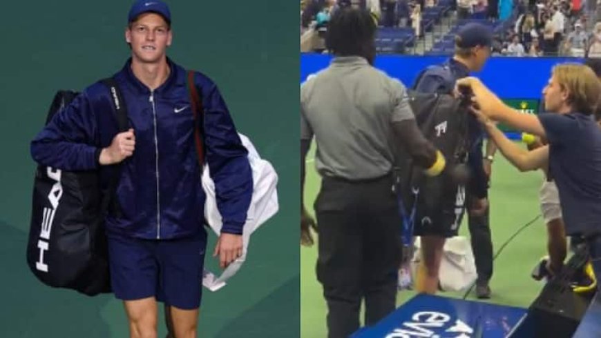 US Open 2025: टेनिस कोर्ट पर हाई ड्रामा, फैन ने की जैनिक सिनर का बैग खोलने की कोशिश और फिर...