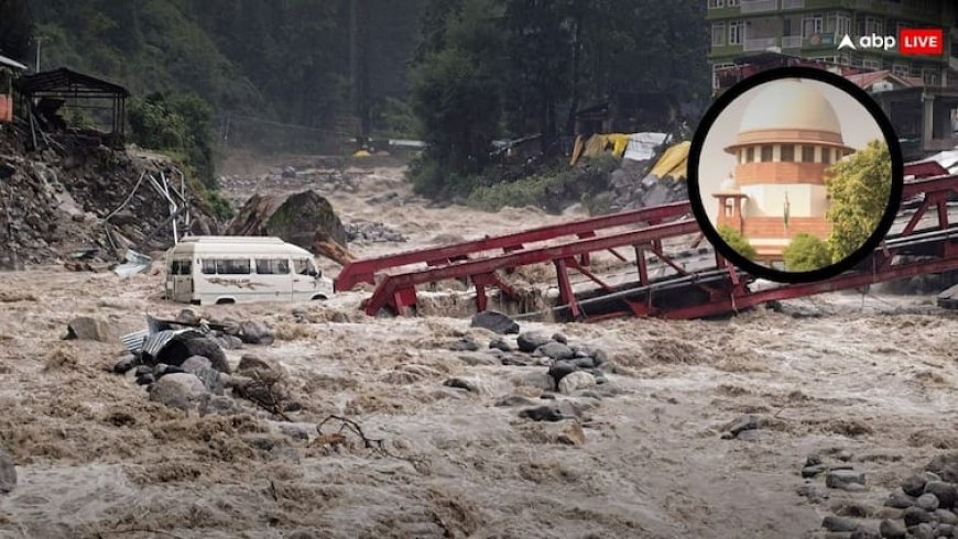 उत्तर भारत में बाढ़ और भूस्खलन पर सुप्रीम कोर्ट का नोटिस, हिमाचल में बाढ़ के साथ लकड़ियों के बह कर आने को जंगल कटाई का सबूत कहा