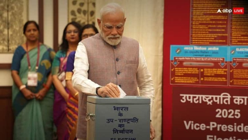 Vice President Election Voting: उपराष्ट्रपति चुनाव में पीएम मोदी ने डाला पहला वोट, बीजेपी सांसदों ने किया NDA उम्मीदवार की जीत का दावा