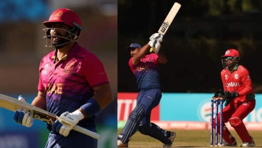UAE vs Oman: करो या मरो की लड़ाई, UAE के बल्लेबाजों ने मचाया गदर, ओमान को 173 का लक्ष्य