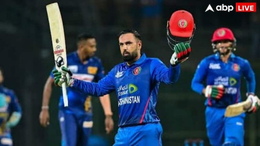 6,6,6,6,6,6...मोहम्मद नबी ने जड़ दिए 6 छक्के, अफगानिस्तान के तूफान में उड़ा श्रीलंका, आखिरी 2 ओवर में बन गए 49 रन