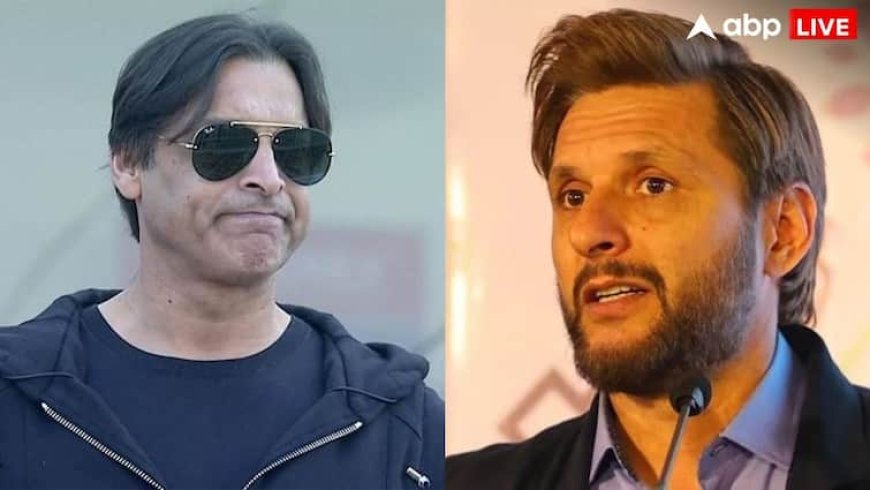 भारत-पाकिस्तान मैच के बाद गिड़गिड़ाए शाहिद अफरीदी, बोले- 'शोएब अख्तर को इज्जत तो दो...'