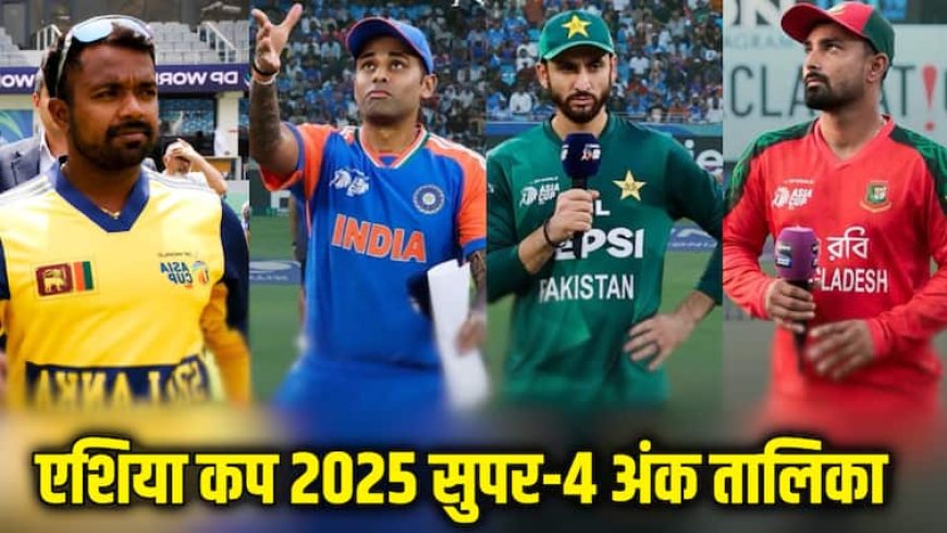 Asia Cup 2025 Points Table: पाकिस्तान की जीत से अंक तालिका में हुई उथल पुथल, श्रीलंका के साथ बांग्लादेश को भी हुआ नुकसान, अब कौन खेलेगा फाइनल