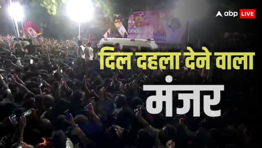 जान बचाने के लिए झोपड़ी में घुसे लोग, जब भीड़ बढ़ी तो छप्पर फाड़कर निकले... करूर भगदड़ का VIDEO आया सामने