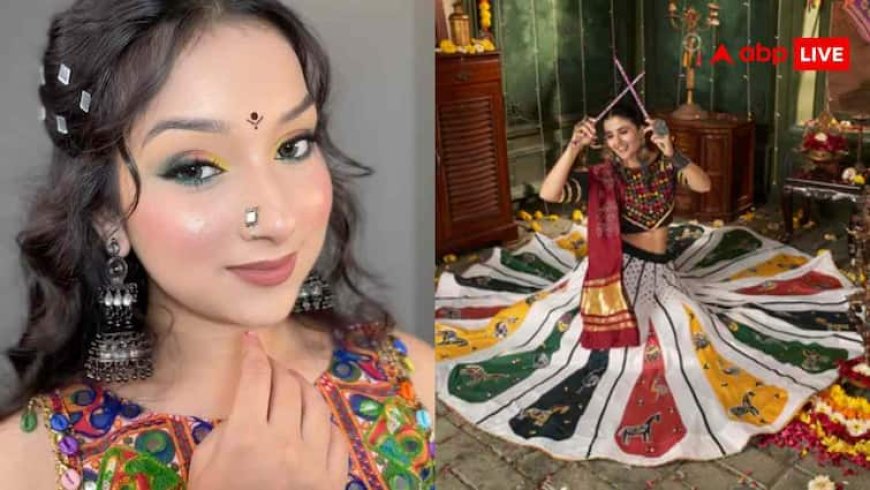 पसीने में भी न बहेगा मेकअप, गरबा नाइट के लिए लॉन्ग-लास्टिंग मेकअप टिप्स