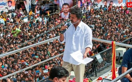 Vijay rally stampede: 'अगले 15 दिनों के सभी प्रोग्राम कैंसिल', करूर भगदड़ के बाद एक्टर विजय की पार्टी का ऐलान