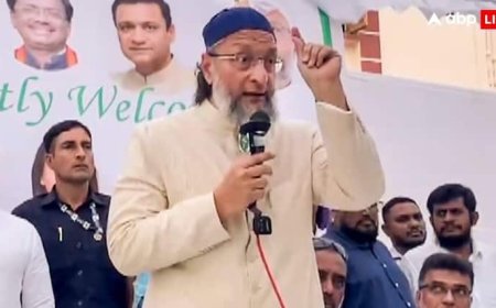 'आई लव मोदी' ठीक है तो 'आई लव मोहम्मद' पर विवाद क्यों? असदुद्दीन ओवैसी का सरकार से सवाल