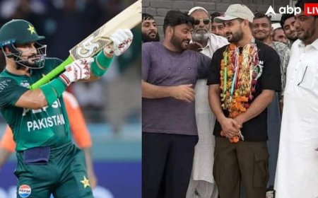 पाकिस्तान नहीं सुधरेगा! 'गन सेलिब्रेशन' करने वाले साहिबजादा फरहान का फूल-मालाओं से स्वागत, बेशर्मी की हद पार की