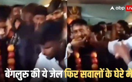 Parappana Agrahara Central Jail: एक्टर दर्शन के फोटोशूट के बाद अब गैंगस्टर सीना ने जेल के अंदर मनाया जन्मदिन, वीडियो वायरल