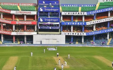 'बेजान' हो रहा टेस्ट क्रिकेट, अहमदाबाद के बाद दिल्ली में छाया सन्नाटा, भारत-वेस्टइंडीज दूसरे टेस्ट से आईं चौंकाने वाली तस्वीरें