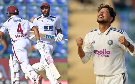 IND vs WI: जॉन कैंपबेल शतक के करीब, शाई होप का भी पचासा, वेस्टइंडीज का करिश्माई प्रदर्शन; ऐसा रहा तीसरा दिन