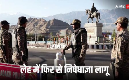 LAB ने की मूक मार्च और ब्लैकआउट की अपील, जिलाधिकारी ने लेह में फिर से लगाई पाबंदियां