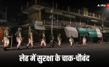 लेह में साइलेंट मार्च नाकाम, कारगिल में राज्य का दर्जा और छठी अनुसूची की मांग को लेकर हुआ शांतिपूर्ण प्रदर्शन