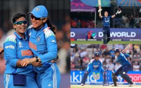 211 पर थे 2 विकेट, फिर दीप्ति शर्मा ने ढाया कहर, इंग्लैंड को 288 पर रोका; हेदर नाइट ने जड़ा शतक