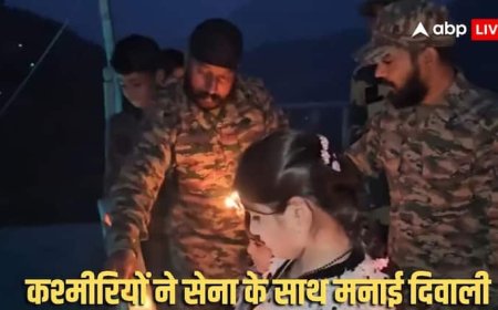 LoC से सटे गांवों में सेना ने मनाई दिवाली, जवानों को अपने साथ देख खुश हुए कश्मीरी, कहा- हम असली नायकों संग...