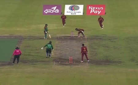 OMG! 100 ओवर के बाद बराबर रहीं वेस्टइंडीज और बांग्लादेश, सुपर ओवर में एक रन से आई रोमांचक जीत