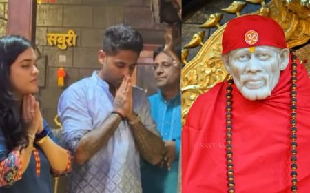 साईं दरबार में सूर्यकुमार यादव! टी-20 सीरीज़ से पहले शिर्डी में लिया साईं बाबा का आशीर्वाद