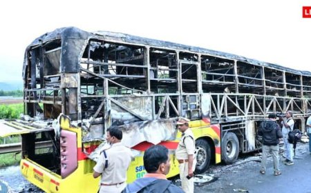 शराबी बाइकर की लापरवाह ड्राइविंग बनी कुर्नूल बस हादसे की वजह, पुलिस ने किया खुलासा