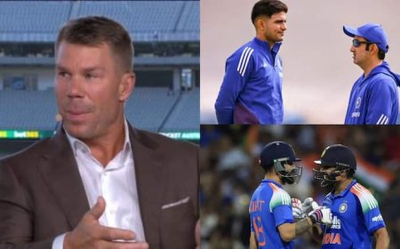 विराट-रोहित छोड़ो, गिल और गंभीर का 2027 वर्ल्ड कप तक रहना मुश्किल; डेविड वॉर्नर का हैरान करने वाला पोस्ट वायरल